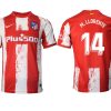 Heimtrikot Atlético Madrid 2021/22 rot/weiß mit Aufdruck M.Llorente 14