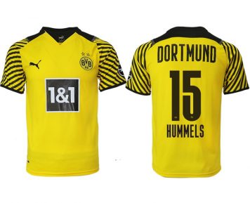 BVB Borussia Dortmund 2021/22 Heimtrikot gelb mit Aufdruck Hummels 15 online kaufen