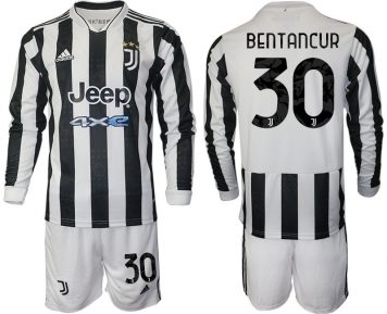 Bertancur 30# Juventus Turin Herren Heim Trikot 2021/22 weiß/schwarz