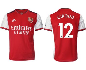 FC Arsenal 2021/22 Herren Heimtrikot rot/weiß mit Aufdruck Giroud 12 online kaufen