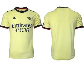 FC Arsenal Gelbe Kurzarm Auswärts 2021/22 Trikot