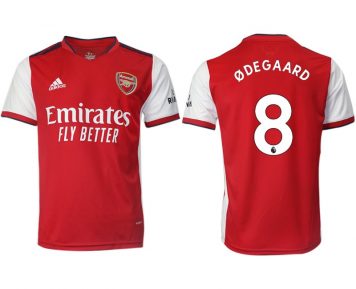 FC Arsenal London 2021/22 Ødegaard 8# Herren Heimtrikot rot/weiß