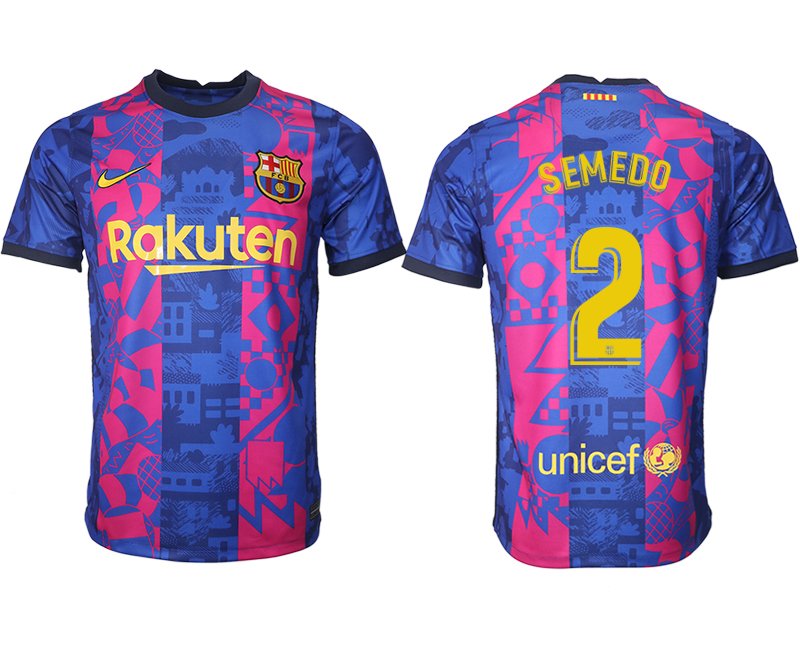 FC Barcelona Herren 3rd Trikot 2021/22 mit Aufdruck Semedo 2 günstig online kaufen