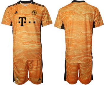 FC Bayern München 21/22 Torwarttrikot Orange Kurzarm Trikotsatz online bestellen