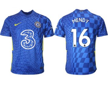 FC Chelsea Stadium 21/22 Herren Edouard Mendy 16# Fußball Trikot