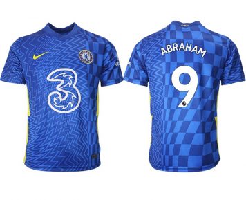 Günstige Fußballtrikots Tammy Abraham 9# Chelsea F.C. 2021/22 Heimtrikot Kurzarm