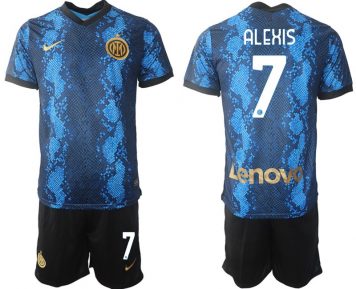Inter Mailand Alexis Sánchez #7 Fußballtrikots Offizielles Set 2021/22 Online Kaufen