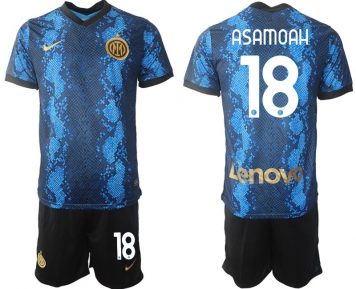 Inter Mailand Kwadwo Asamoah #18 Heimtrikot 21/22 Trikotsatz Offizielles Set