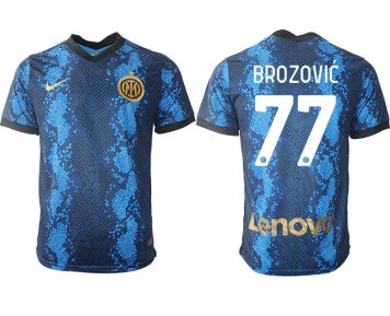 Inter Milan Marcelo Brozović #77 Fußball Trikot Herren Heimtrikot Kurzarm