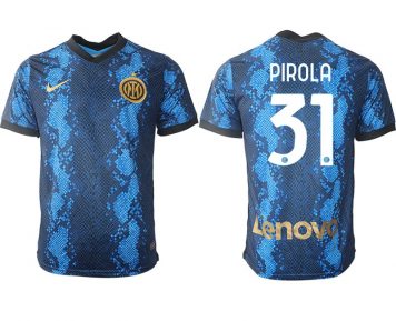 Lorenzo Pirola #31 Inter Milan 2021-22 Herren Heimtrikot Kurzarm