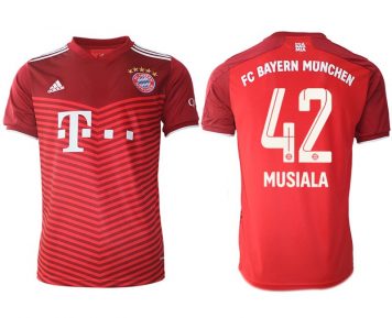 Musiala 42# Fußball-Trikots vom FC Bayern München Heimtrikot 21/22 online kaufen