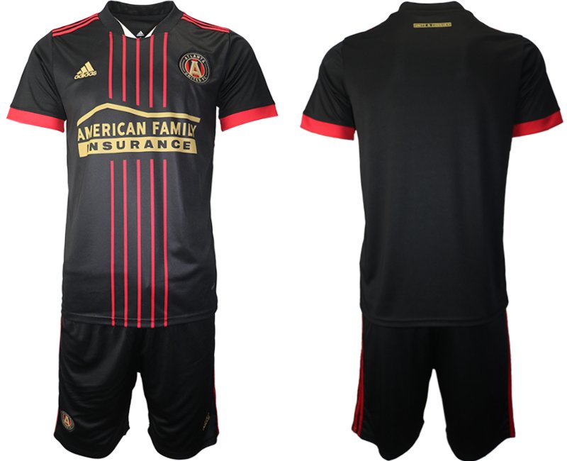 Atlanta United FC Black Red 2021 Home Replica Jersey