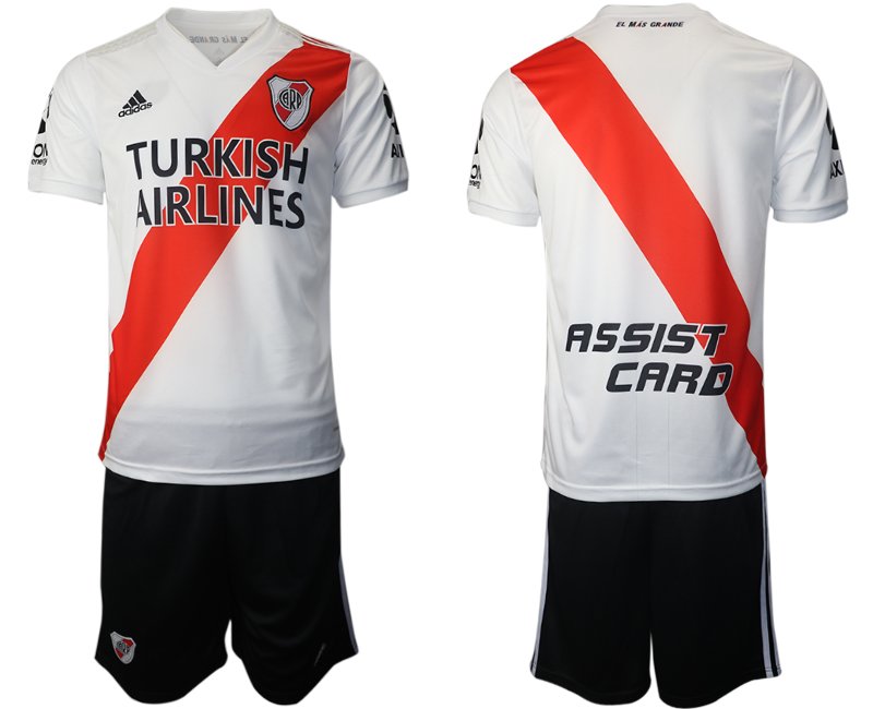 Das Neue CA River Plate Heimtrikot 2021-22 Billige Fußball Trikotsatz