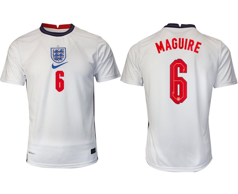 England Heimtrikot EM 2020 weiß/blau mit Aufdruck MAGUIRE 6 online kaufen