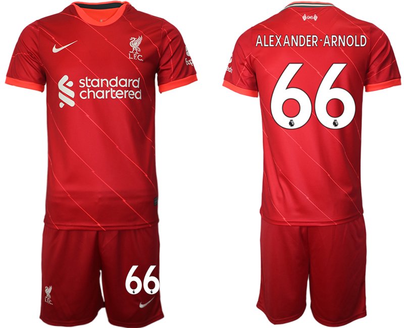 FC Liverpool Stadium Heimtrikot 2021/22 Herren rot mit Aufdruck Alexander-Arnold 66