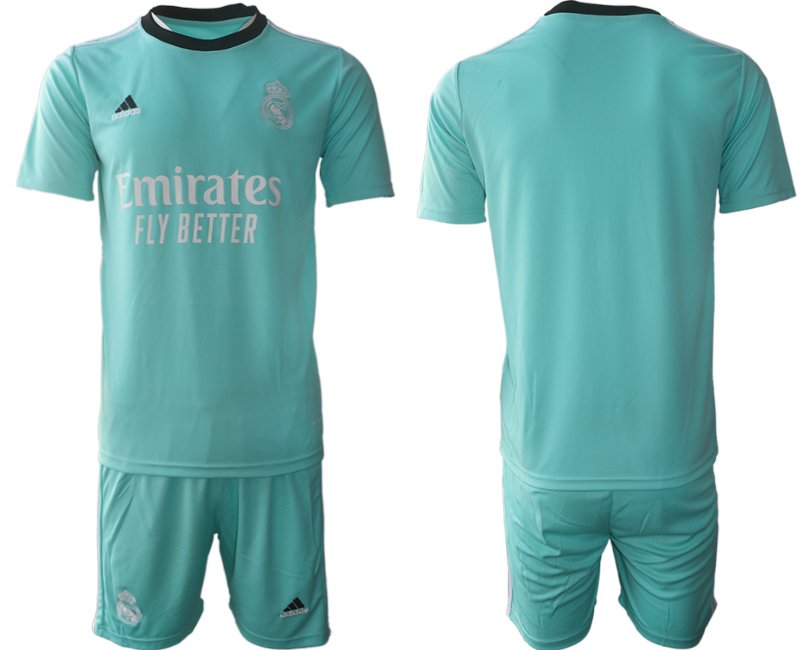 Herren Fußball Trikotsatz 3rd Real Madrid Ausweichtrikot 2021/22 in grün