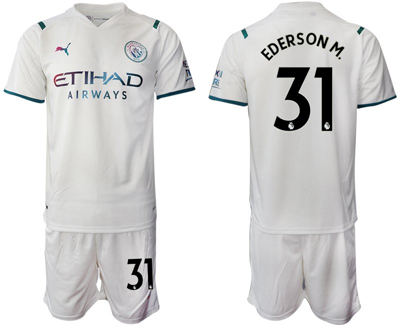 Manchester City Auswärtstrikot 2021-22 mit Aufdruck Ederson M.31 online kaufen