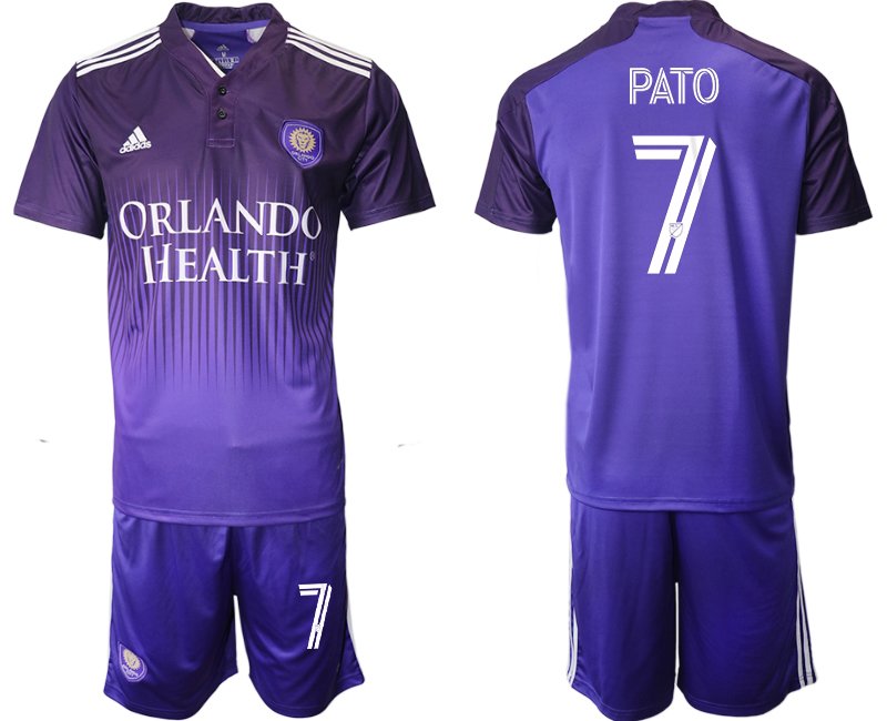 Orlando City SC PATO 7 Purple 2021 Thick N Thin Player Jersey