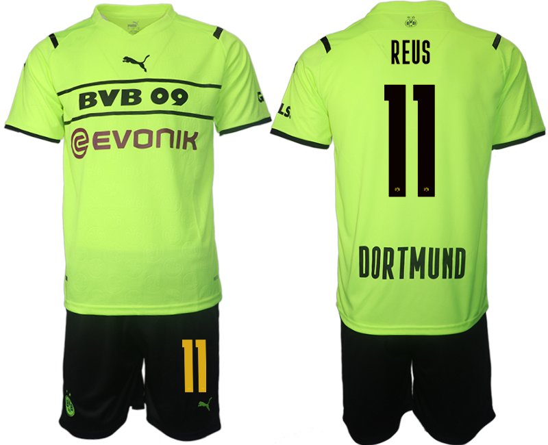 BVB Borussia Dortmund 2021/22 CUP Trikot gelb/schwarz mit Aufdruck Reus 11
