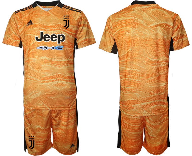 Bestellten TW-Trikot Juventus Turin Torwarttrikot Set 2021-2022 orange