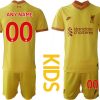 FC Liverpool Ausweichtrikot 2021-22 Kinder Anpassbare Name und Nummer
