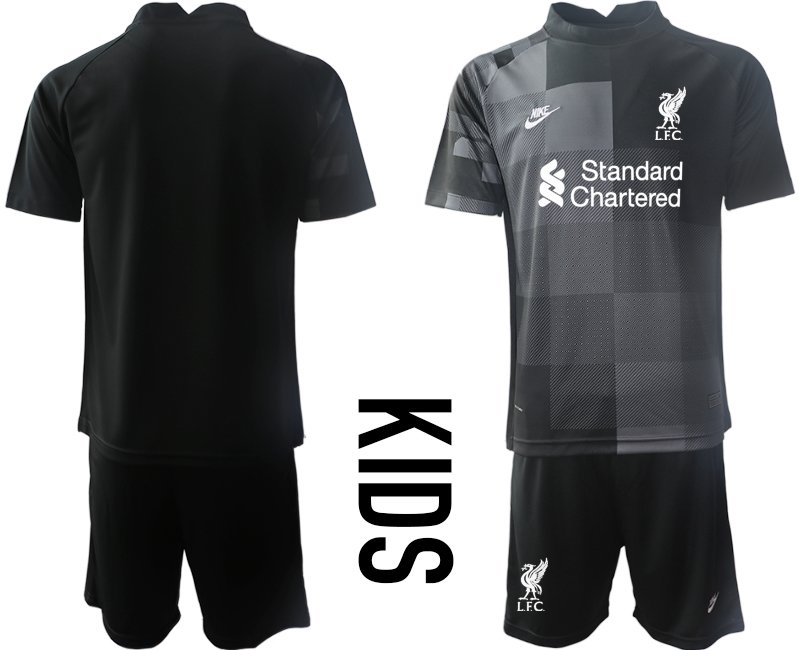 Fußball Trikot FC Liverpool 2021/22 Torwarttrikot schwarz