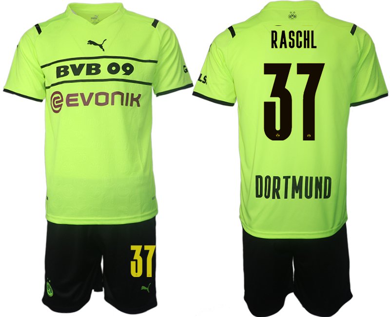 Herren Trikot BVB Borussia Dortmund 2021/22 CUP Shirt gelb/schwarz Raschl 37