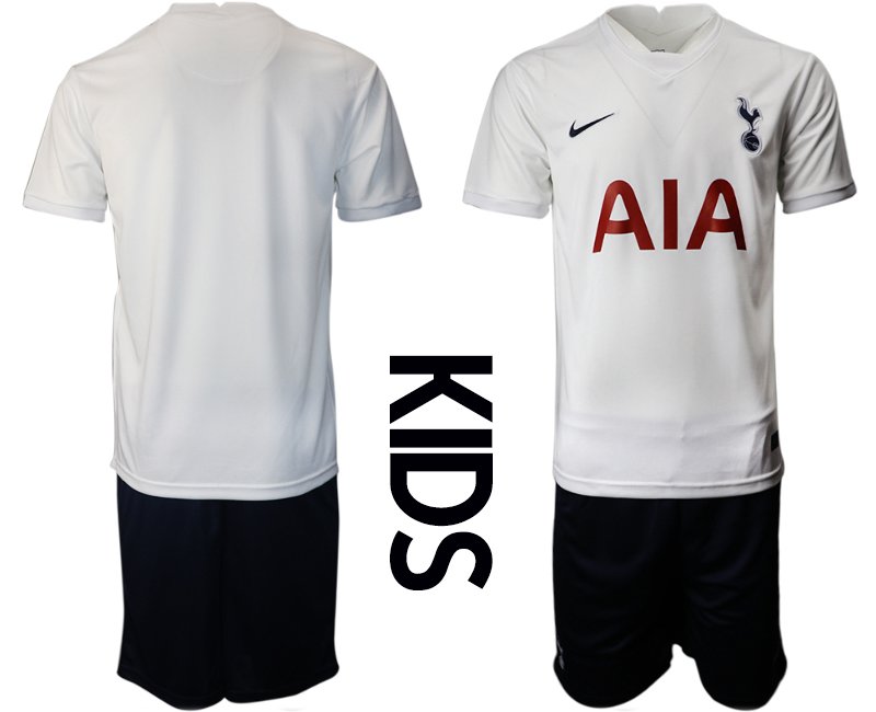 Kinder Trikotsatz Tottenham Hotspur Trikot Home 2021-2022 Kids Weiss