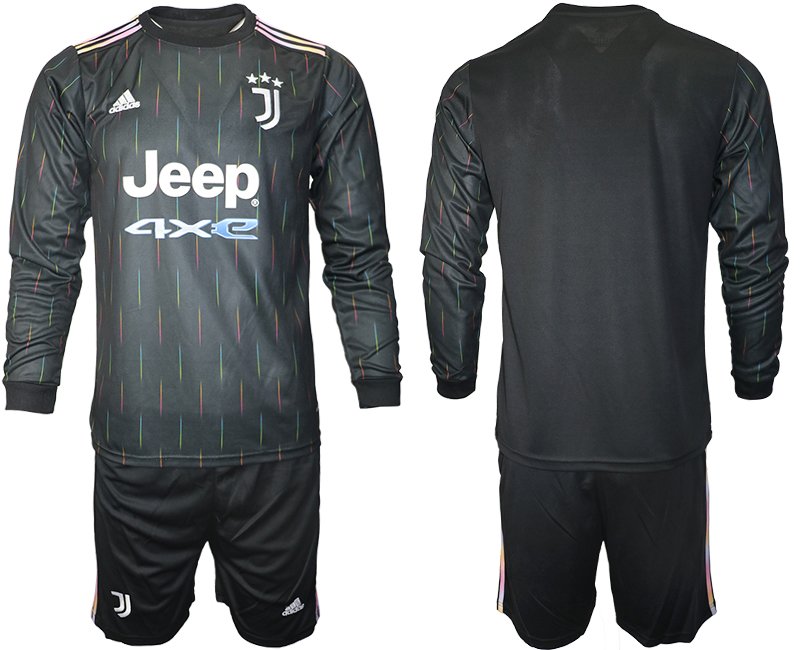 Juventus Turin Herren Auswärts Trikot 2021/22 schwarz/weiß