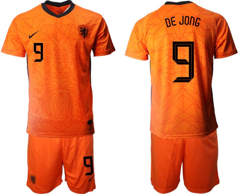 Niederlande Heimtrikot Orange EM 2020/21 kaufen - DE JONG 9