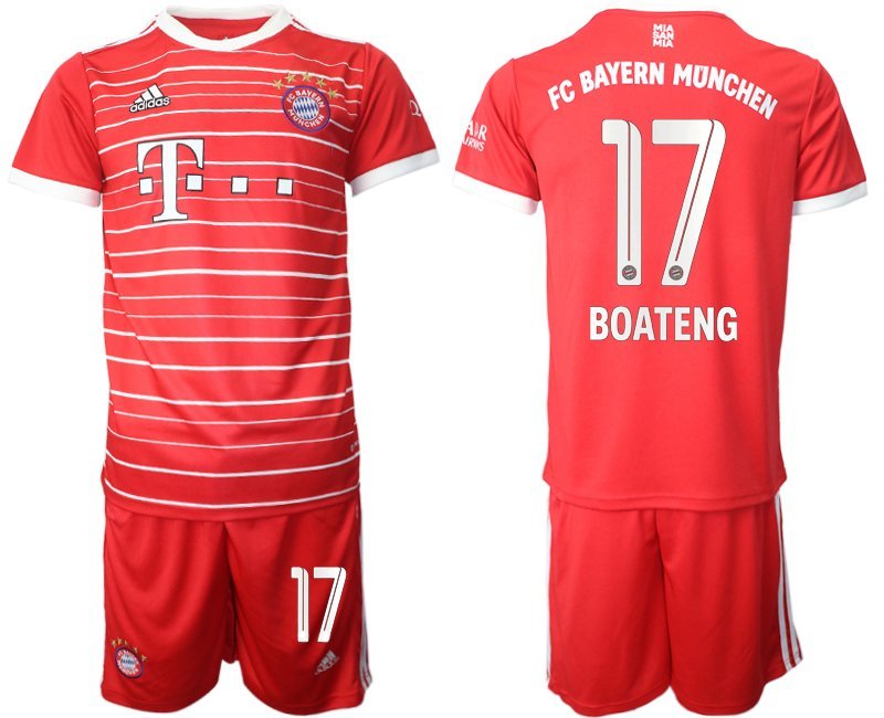 Trikotsatz FC Bayern München Heimtrikot 2022-2023 Shirt Herren Boateng 17