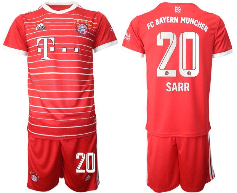 Trikotsatz FC Bayern München Heimtrikot 2022-2023 Shirt Herren SARR 20