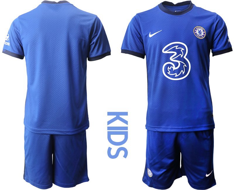 Fußballtrikot Chelsea 202021 Heimtrikot blau Trikotsatz Kinder