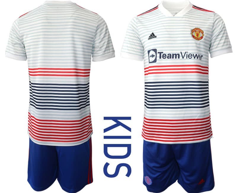 Günstige Manchester United Auswärtstrikot 2022/23 Fußballtrikot Kinder Kaufen