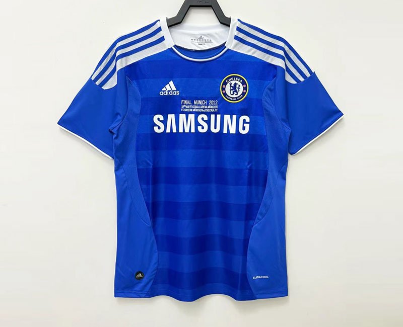 Chelsea FC 2011-12 Heimtrikot blau weiß Trikot Fußball Kurzarm Herren