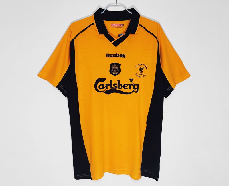 Kaufen Liverpool FC Auswärtstrikot 2000-2001 Fussball Trikot Herren