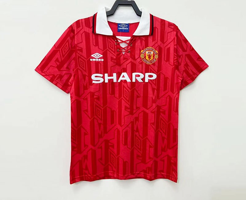 Manchester United Heimtrikot 1992-94 rot Home Shirt Kurzarm Herren
