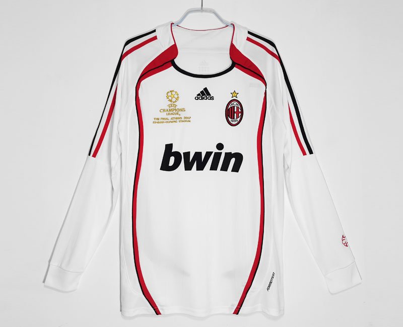 Neuankömmling AC Mailand Auswärtstrikot 2006-07 Away Shirt Langarm Herren