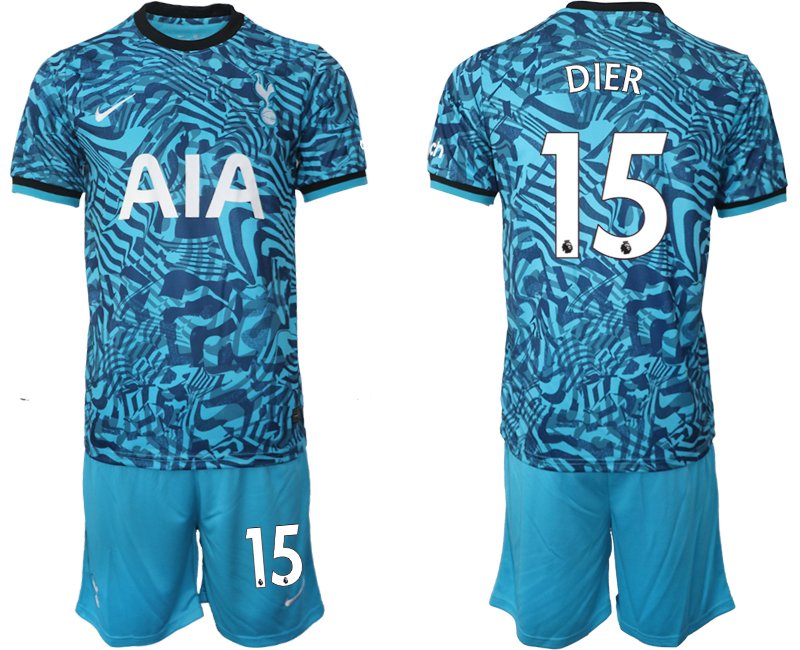 Bestseller Fußballtrikot Tottenham Hotspur 2022-23 Ausweichtrikot für Herren - Dier 15