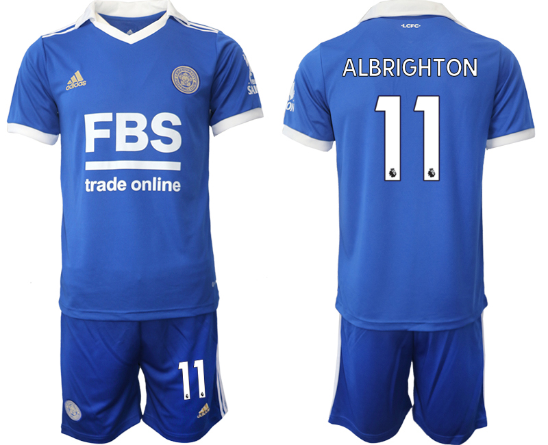 Herren Leicester City 2022-23 Heimtrikot blau - ALBRIGHTON 11