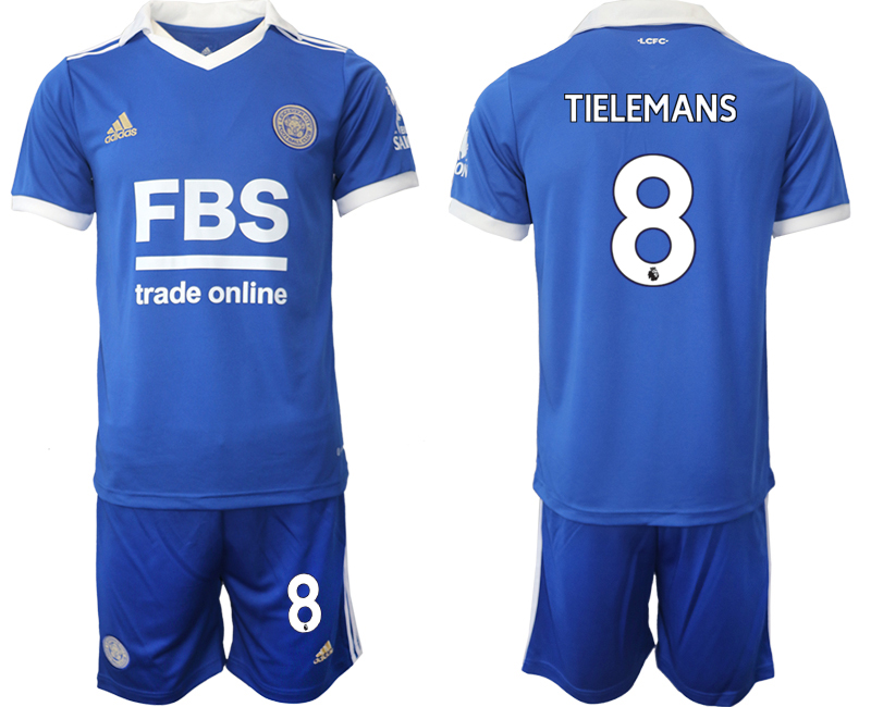 Herren Leicester City 2022-23 Heimtrikot blau - Tielemans 8