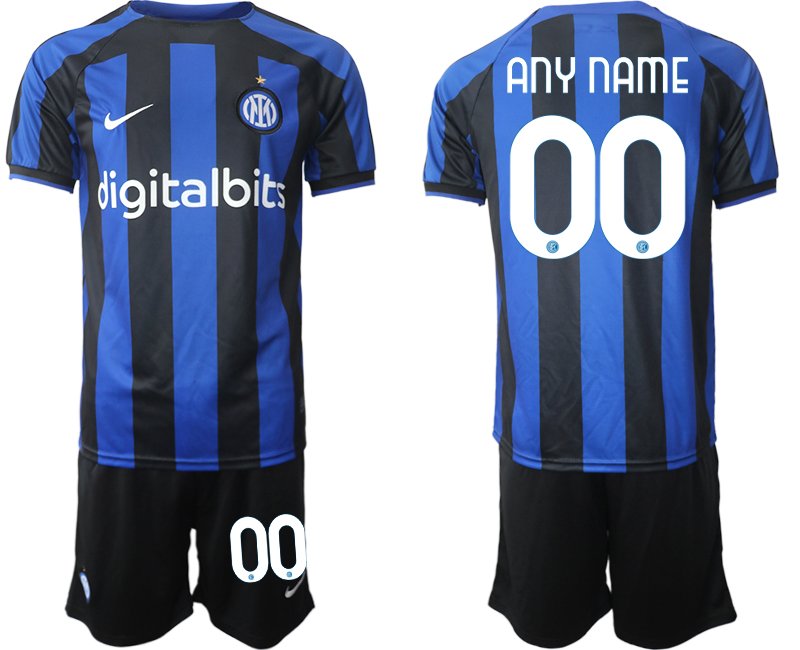 Inter Mailand Heimtrikot 2022-23 Fußballtrikot Anpassbare Name und Nummer