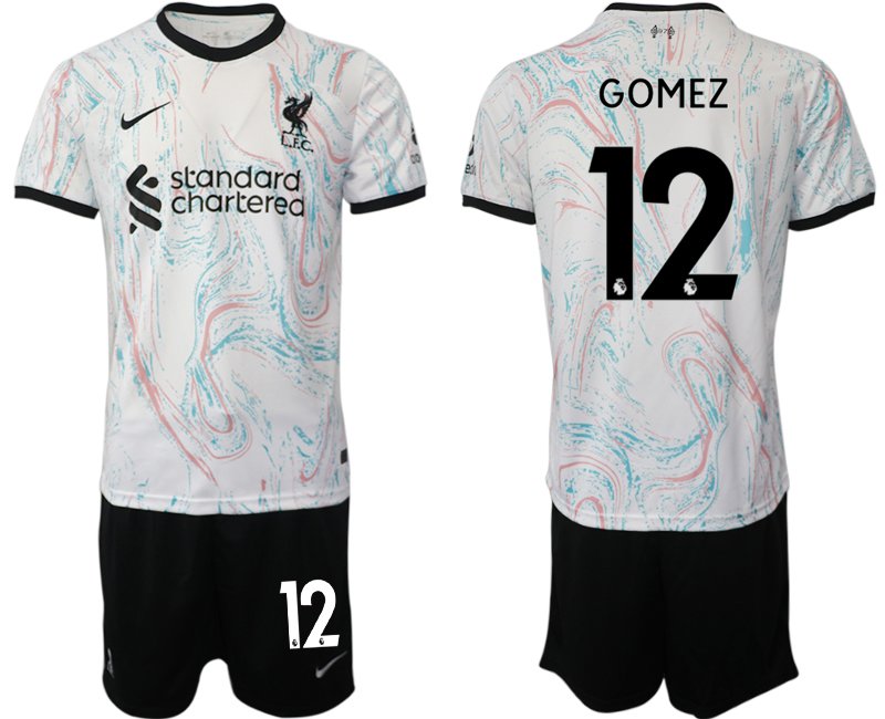 Kaufe neue Fußballtrikots Herren FC Liverpool 2022-23 Auswärtstrikot mit Aufdruck GOMEZ 12