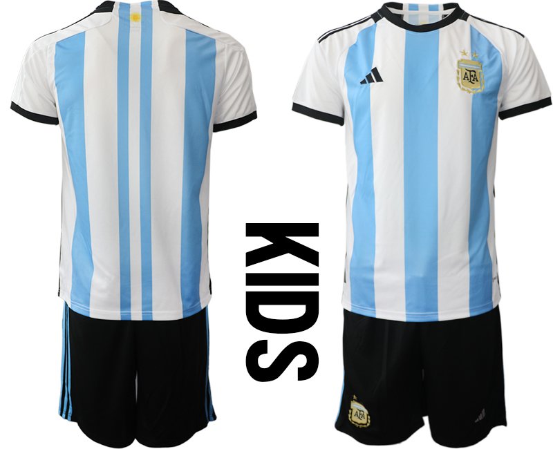 Kinder Trikot für die Fußball-WM 2022 in Argentinien