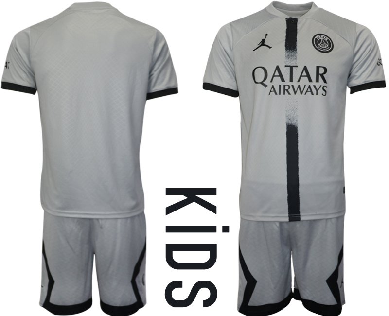 Neue Fußball-trikot Paris Saint Germain PSG 2022-23 Auswärtstrikot - Kinder