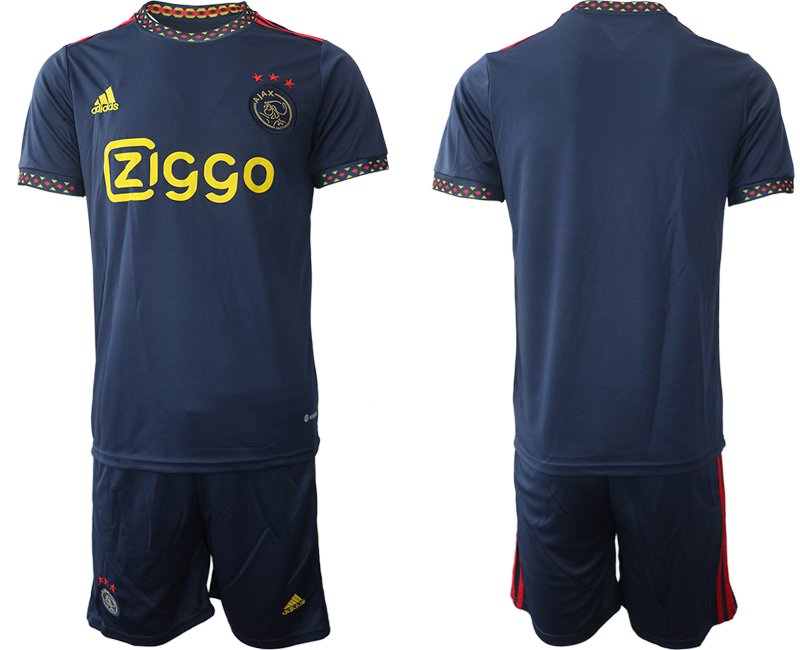 Neuen Fußball Trikot Ajax 2022-23 Auswärtstrikot für Herren