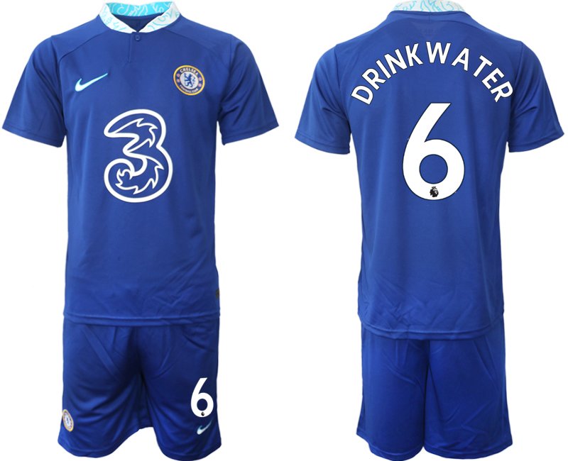 Neuen Trikot Herren Chelsea FC Heimtrikot 2022-23 blau Kits - Drinkwater 6