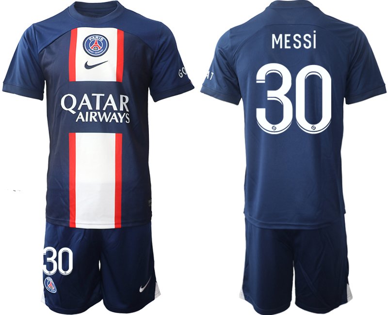 Paris Saint Germain Herren Heimtrikot Qatar Airways 2022-2023 PSG - MESSI 30