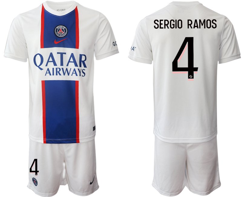 SERGIO RAMOS 4 Paris Saint Germain Ausweichtrikot 2022-23 PSG Qatar Airways Third Kits