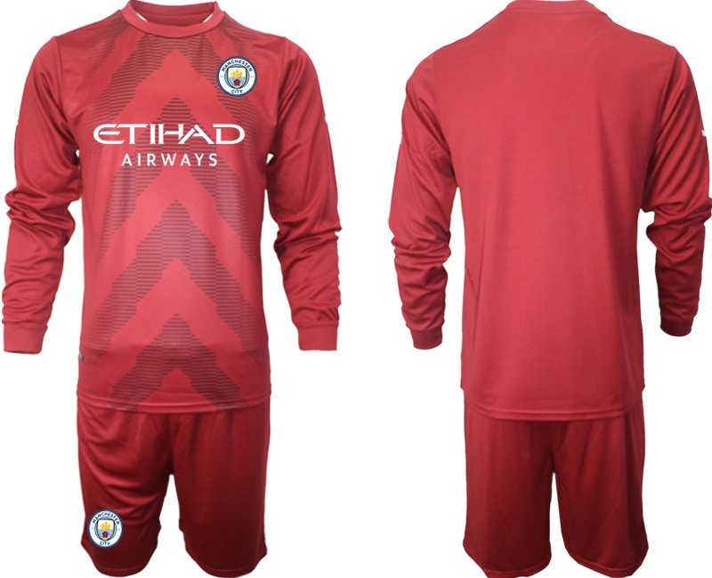 Herren Manchester City Torwarttrikot 2022/23 Langarm Grapewine